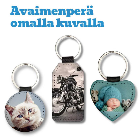 Avaimenperä omalla kuvalla