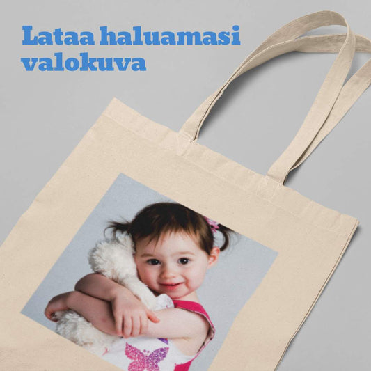 Kangaskassi omalla kuvalla