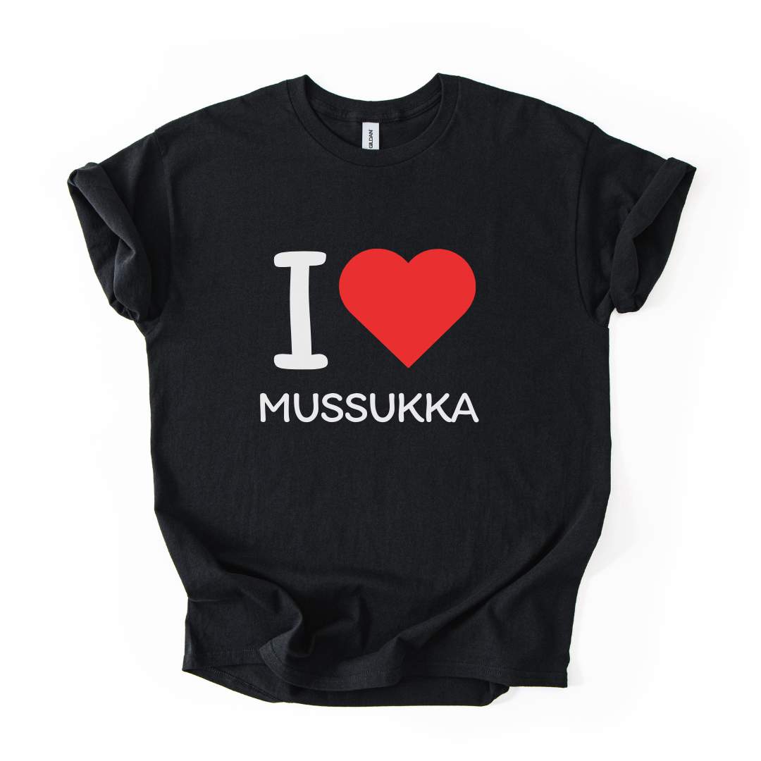 T-paita tekstillä - I Love X