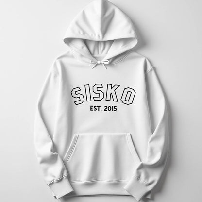 Huppari tekstillä ja vuosiluvulla